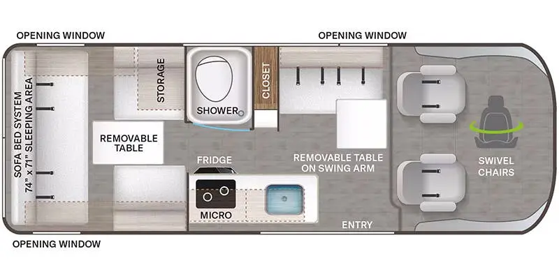 2023 Thor Motor Coach 2023 Thor Motor Coach Dazzle - thumbnail 2