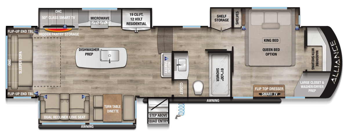 2026 Alliance RV 2026 Alliance RV Paradigm - thumbnail 2