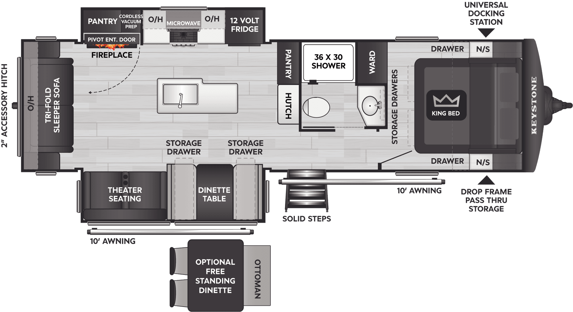 2026 Keystone RV 2026 Keystone RV Cougar Half Ton - thumbnail 2